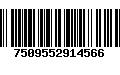 Código de Barras 7509552914566