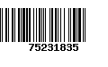 Código de Barras 75231835