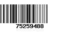 Código de Barras 75259488