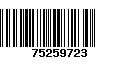 Código de Barras 75259723