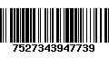 Código de Barras 7527343947739