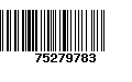 Código de Barras 75279783