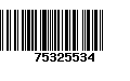 Código de Barras 75325534