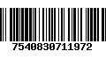 Código de Barras 7540830711972