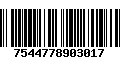 Código de Barras 7544778903017