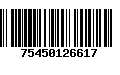 Código de Barras 75450126617