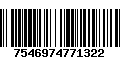 Código de Barras 7546974771322