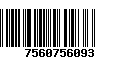 Código de Barras 7560756093