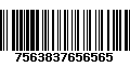 Código de Barras 7563837656565