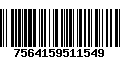 Código de Barras 7564159511549