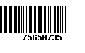 Código de Barras 75650735