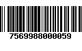 Código de Barras 7569988000059