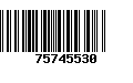 Código de Barras 75745530