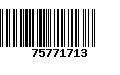 Código de Barras 75771713