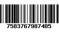 Código de Barras 7583767987485