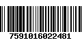 Código de Barras 7591016022481