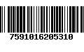 Código de Barras 7591016205310