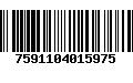 Código de Barras 7591104015975