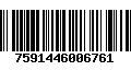 Código de Barras 7591446006761