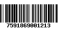 Código de Barras 7591869001213