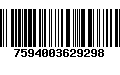 Código de Barras 7594003629298