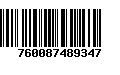 Código de Barras 760087489347