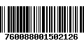 Código de Barras 760088001502126