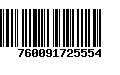 Código de Barras 760091725554