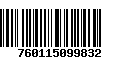 Código de Barras 760115099832