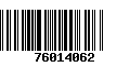 Código de Barras 76014062