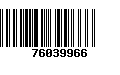 Código de Barras 76039966