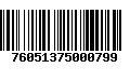 Código de Barras 76051375000799