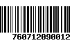 Código de Barras 760712090012