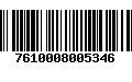 Código de Barras 7610008005346