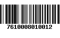 Código de Barras 7610008010012