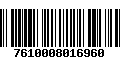 Código de Barras 7610008016960