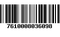 Código de Barras 7610008036098