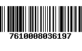 Código de Barras 7610008036197