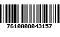 Código de Barras 7610008043157