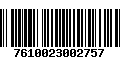 Código de Barras 7610023002757