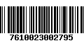 Código de Barras 7610023002795