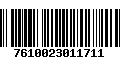 Código de Barras 7610023011711