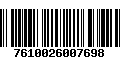 Código de Barras 7610026007698