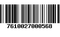 Código de Barras 7610027000568