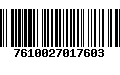 Código de Barras 7610027017603