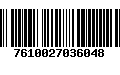 Código de Barras 7610027036048