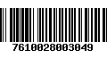 Código de Barras 7610028003049