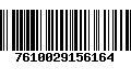 Código de Barras 7610029156164