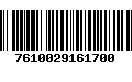 Código de Barras 7610029161700