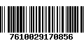 Código de Barras 7610029170856